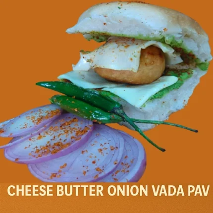 Cheese Butter Onion Vadapav