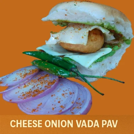 Cheese Onion Vadapav